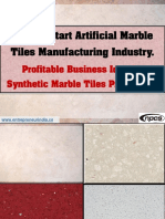 How To Start Artificial Marble Tiles Manufacturing Industry. Profitable Business Idea For Synthetic Marble Tiles Production.-120713 PDF