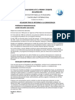 Ecuador Tras El Retorno A La Democracia