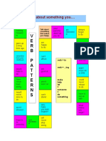 Verb Patterns Board Game Games 21901