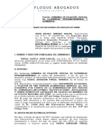 Demanda de Filiacion Extramatrimonial y Alimentos