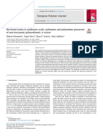 Bio-Based Routes To Synthesize Cyclic Carbonates and Polyamines Precursors of Non-Isocyanate Polyurethanes