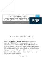 Intensidad de Corriente Eléctrica