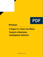 5 Signs Its Time You Move Toward A Business Intelligence Solution