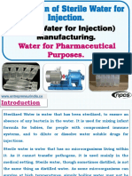 Production of Sterile Water For Injection. WFI (Water For Injection) Manufacturing. Water For Pharmaceutical Purposes.-792178 PDF