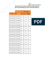 B01. Assistant Manager (Accounts & Finance) (BPS-17) Provisional Result