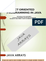 JAVA 10 Arrays