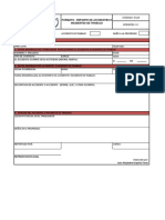 Formato - Reporte de Accidentes e Incidentes de Trabajo