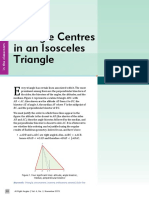 Triangle Centres in An Isosceles Triangle PDF