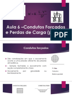 Aula 6 HIDRAÚLICA Condutos Forçados PDF