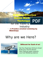 PPT-Digital Marketing Techniques - Tourism Industry