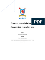 Clasificación de Pinturas - Reología y Usos