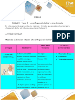 Anexo 1 - Tarea 3 - Los Enfoques Disciplinares en Psicología - Yuly