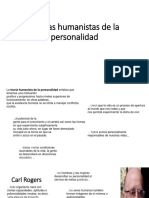 Teorías Humanistas de La Personalidad