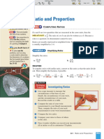 ML Geometry 8-1 Ratio and Proportion PDF