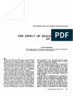 The Effect of Shallow Wateter On Ship Speed - Lackenby