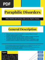 Paraphilic Disorders