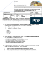 4ºB ..Evaluación Final Del Siglo XX Chile .