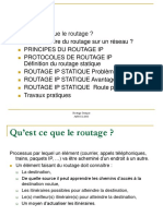 Routage Statique