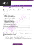 Governor Indian Polity Notes PDF