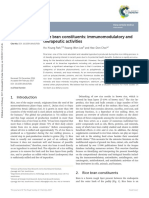 Rice Bran Constituents - Immunomodulatory and Therapeutic Activities.