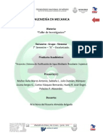 HOLO Sistema de Purificación de Agua Mediante Floculante Orgánico Moringa