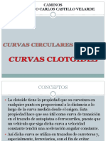 Curva Circular Simple y Clotoide