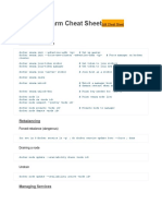 Docker Swarm Cheat Sheet