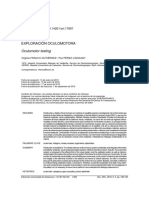 Oculomotor Testing PDF