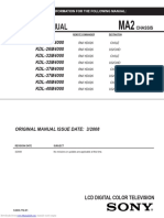 TV Sony Manual Service Kdl26m4000 Kdl32m4000 Kdl37m4000 Kdl40m4000