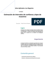 U4 - Estimación Por Intervalos de Confianza y Tipos de Muestreo