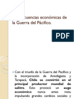 Consecuencias Económicas de La Guerra Del Pacífico, Chile Siglo XX, Cuestión Social, Auge Salitrero