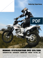 AJP MOTOS - PR3 Manuel D'Utilisateur