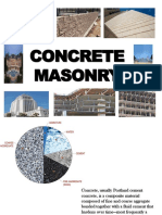 Concrete Masonry Report