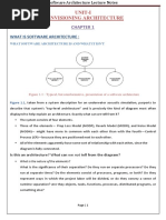 Unit I Sa Lecture Notes PDF