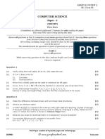 Computer Science ISC Sample Paper 2 PDF