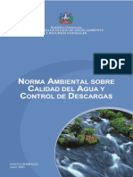 Norma Ambiental Sobre Calidad de Agua y Control de Descargas PDF