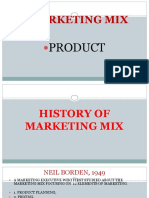 6 Marketing Mix PRODUCT