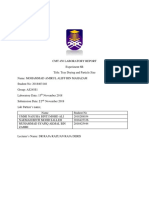 CMT 450 Tray Drier B Laboratory Report