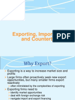 Exporting Importing and Counter Trade