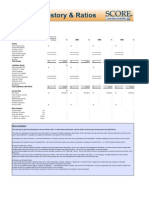 Financial History and Ratios 08