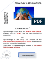 Epidemiology and Its Control