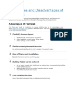 Advantages and Disadvantages of Flat Slabs