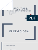 Nefrolitíase - Avaliação e Tto Clínico (8° Período)