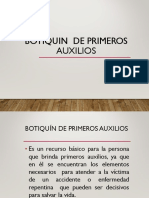 Botiquin de Primeros Auxilios