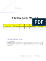 E-Banking Admin FRS v1.0