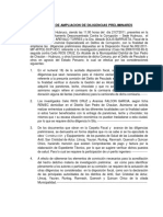 Acta de Ampliacion de Diligencia