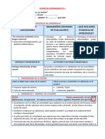 Sesiones Abril 5º Grado