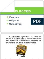 Os Nomes Comuns, Próprios e Colectivos