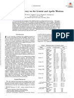 Radiation Dosimetry On The Gemini and Apollo Missions