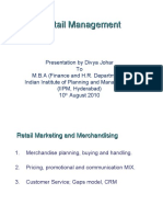 Retail Marketing and Merchandising